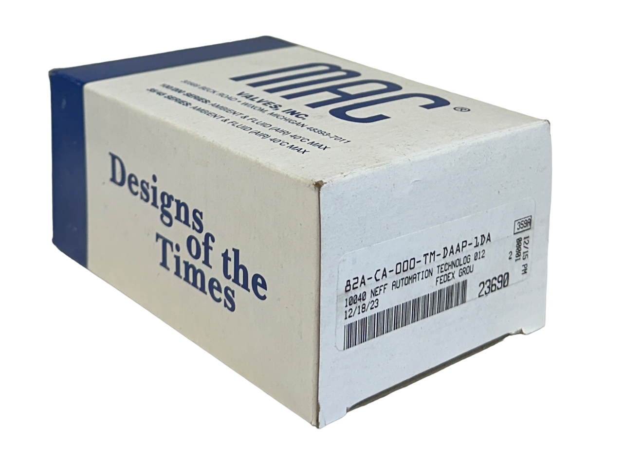 Used MAC 82A-CA-000-TM-DAAP-1DA / 82ACA000TMDAAP1DA SOLENOID VALVE 82 SERIES NSMP