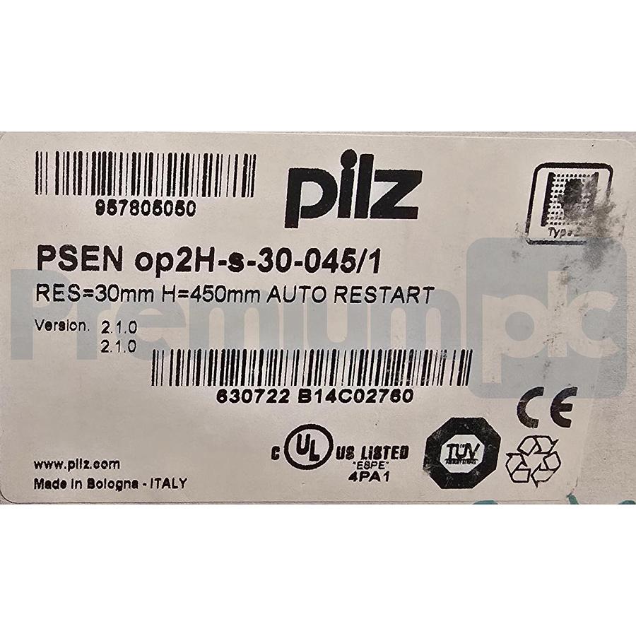 PILZ PSEN op2H-s-30-045/1 630722 RES=30mm H=450mm SAFETY LIGHT CURTAIN SET NSMP