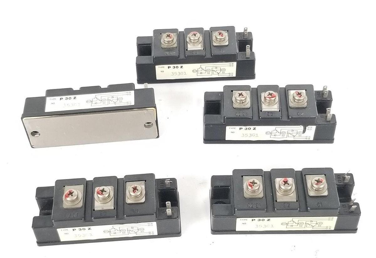 Used LOT OF 5 TOSHIBA P 30 Z 353G1 POWER MODULES P30Z-353G1 , P30Z