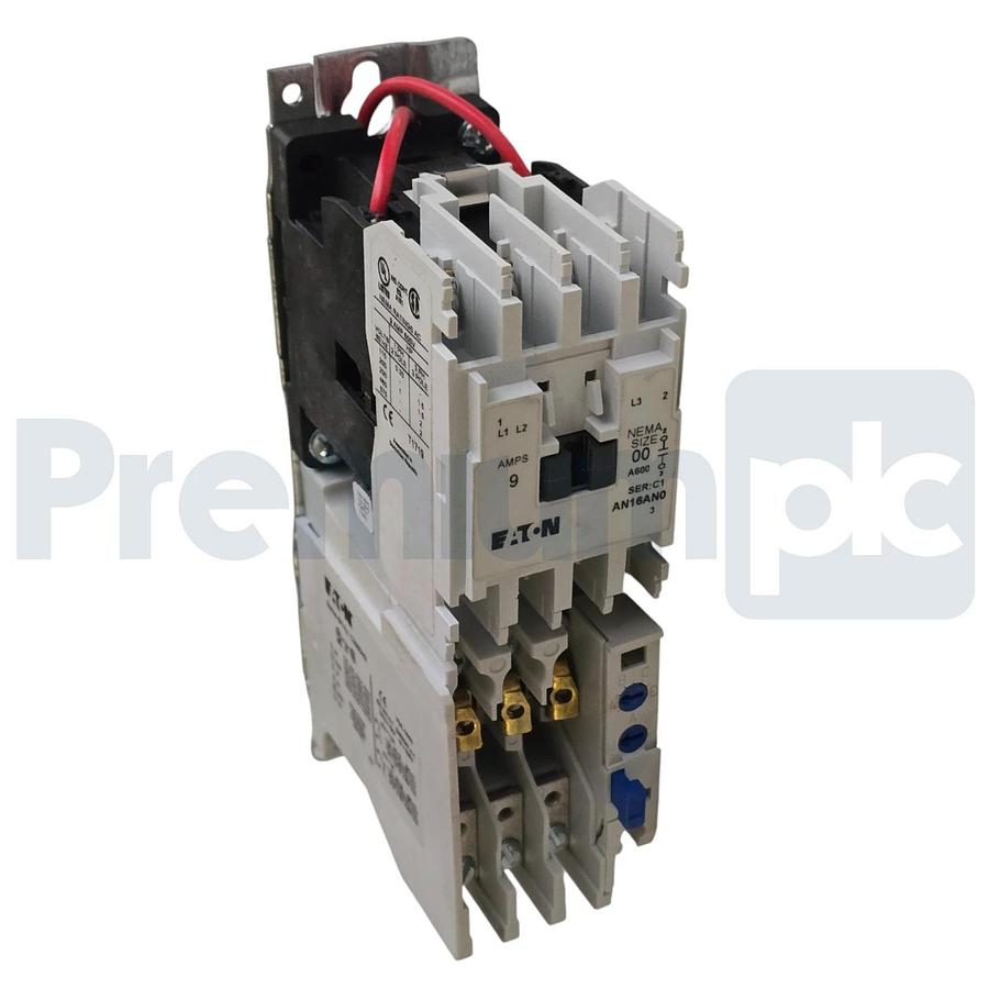Eaton AN16AN0AC NEMA Size 00 Starter Freedom Series 9A 600V 3-P 120V-Coil NSNP