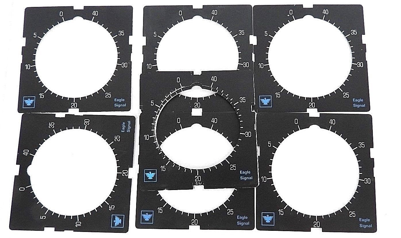 Used LOT OF 11 NEW EAGLE SIGNAL PAN1057 DIAL PLATES HZ172