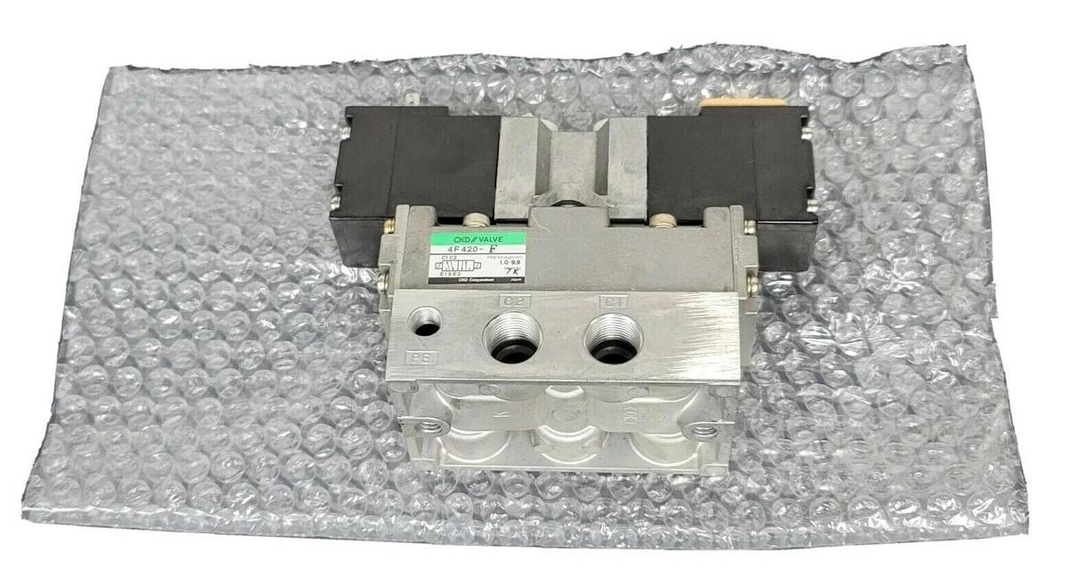 Used CKD 4F420-F VALVE 4F420 1.0-9.9 200/220V 50/60HZ
