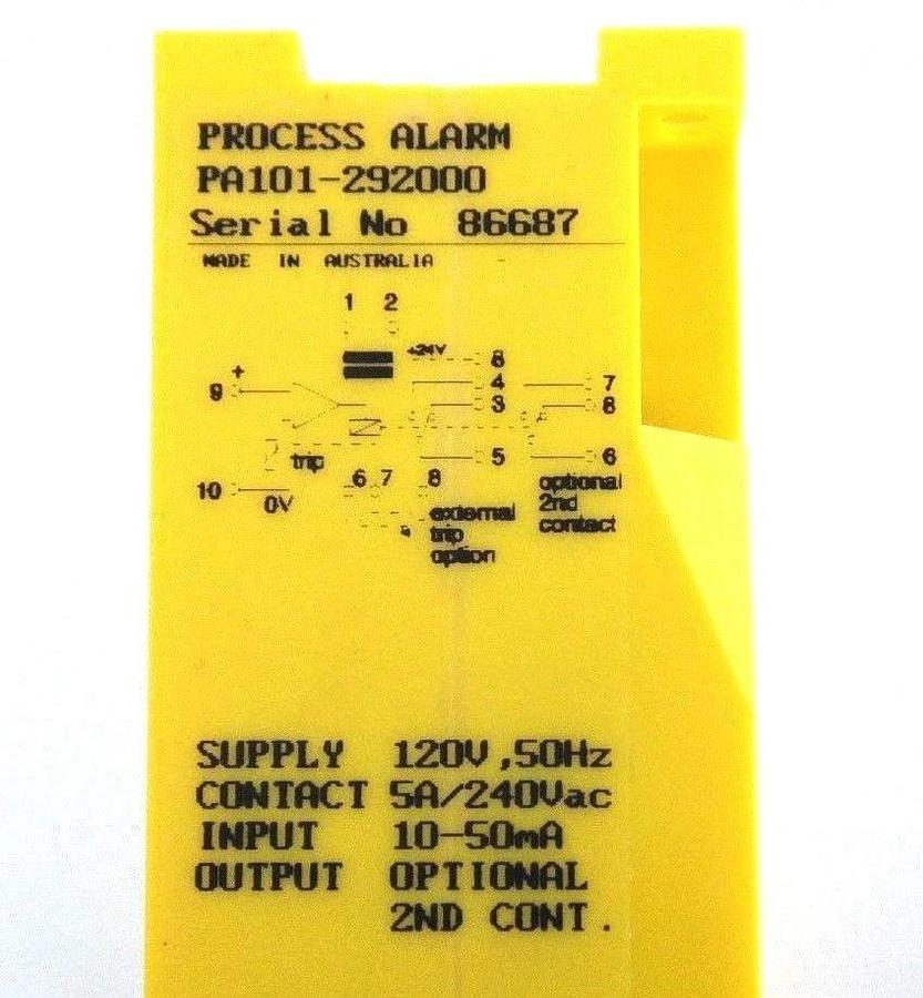 NEW A.P.C.S. PA101-292000 SINLE CHANNEL PROCESS ALARM P-00N3D-266709