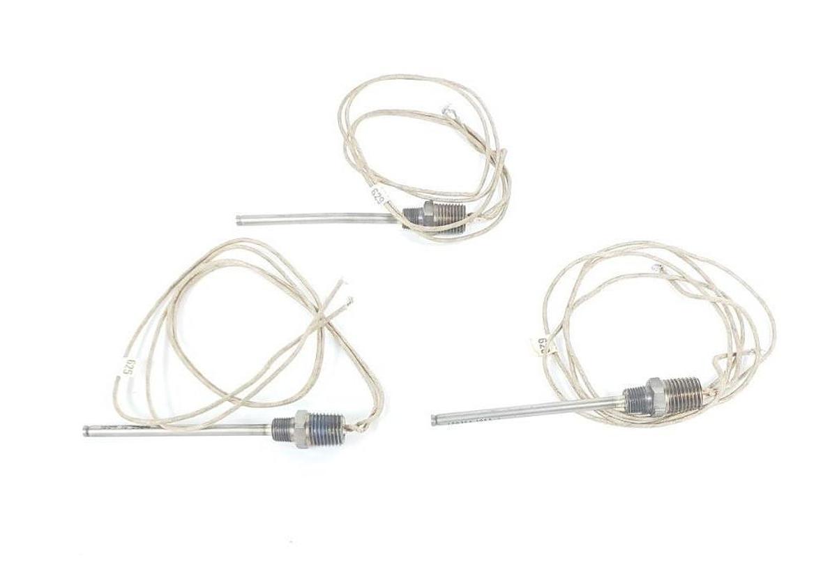 Used LOT OF 3 HONEYWELL L7038A 1053 1 THERMISTOR SENSORS 100-250 DEG F, L7038A1053