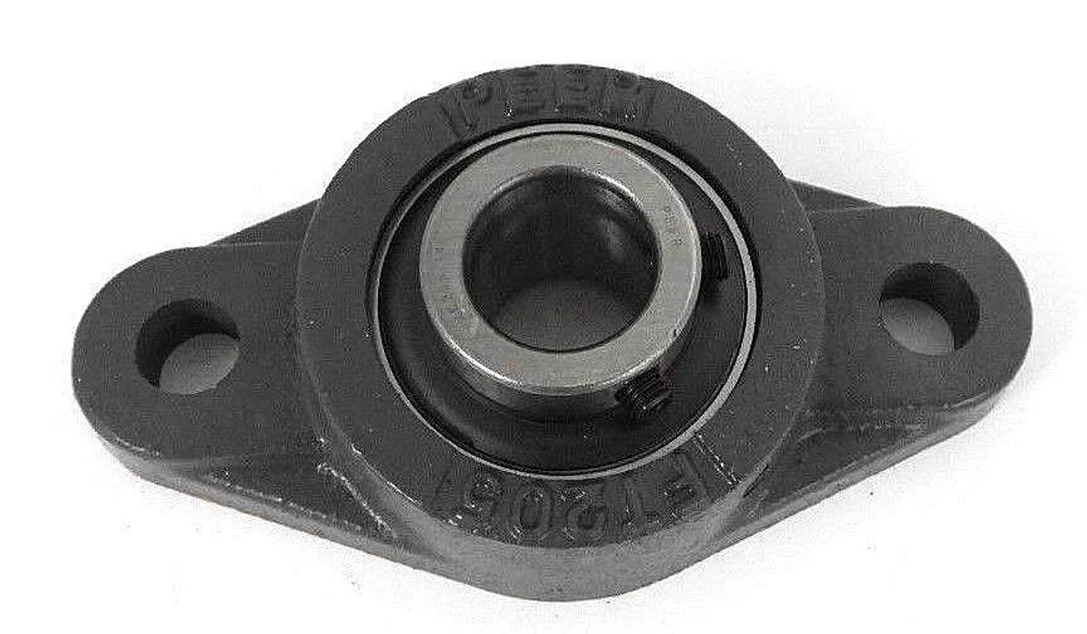 Used NIB PEER UCFT205-14 7/8'' 2-BOLT FLANGE, CAST IRON WIDE IR, SE SCREW LOCKING