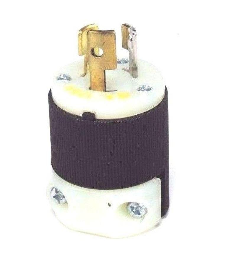 Used LOT OF 2 NIB HUBBELL HBL4720C TWIST LOCK PLUG 15A 125V