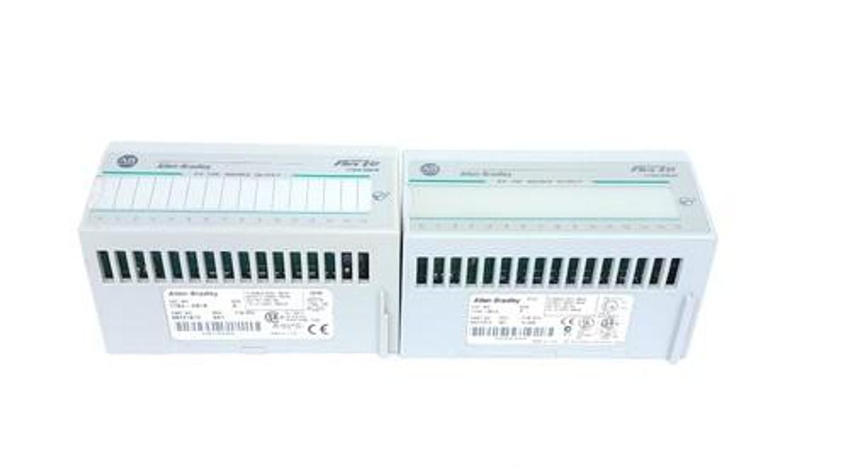 Used LOT OF 2 ALLEN BRADLEY 1794-OB16 SER. A FLEX 16 POINT DIGITAL OUTPUT MODULES