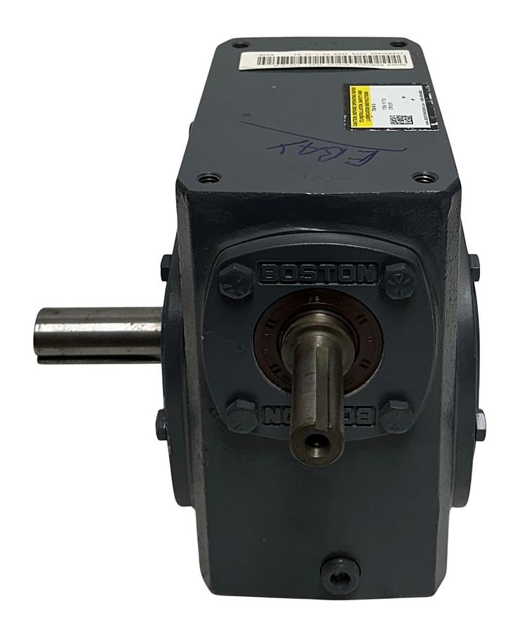Used BOSTON GEAR 726-5-G / 51735 RIGHT ANGLE WORM GEAR SPEED REDUCER 5:1 RATIO NSNP
