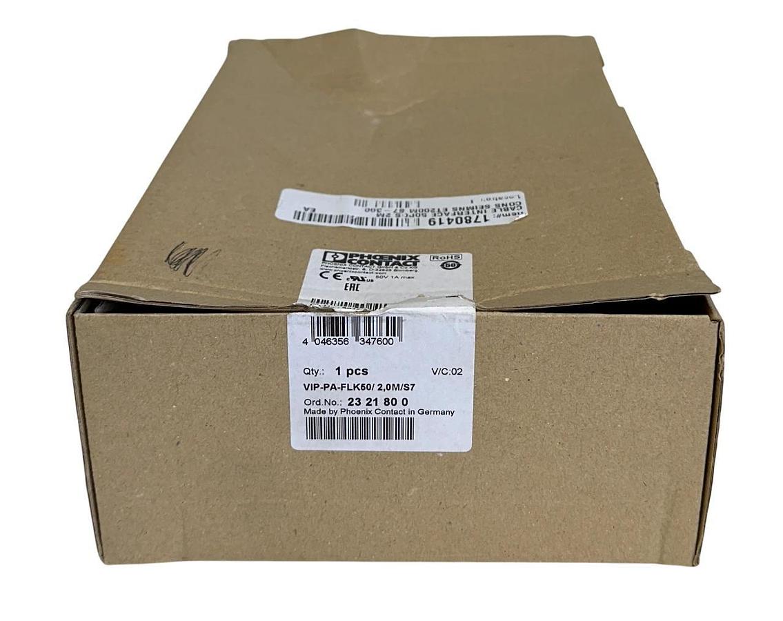 PHOENIX CONTACT VIP-PA-FLK50/2,0M/S7 / 2321800 FRONT ADAPTER W/ CABLES NSMP