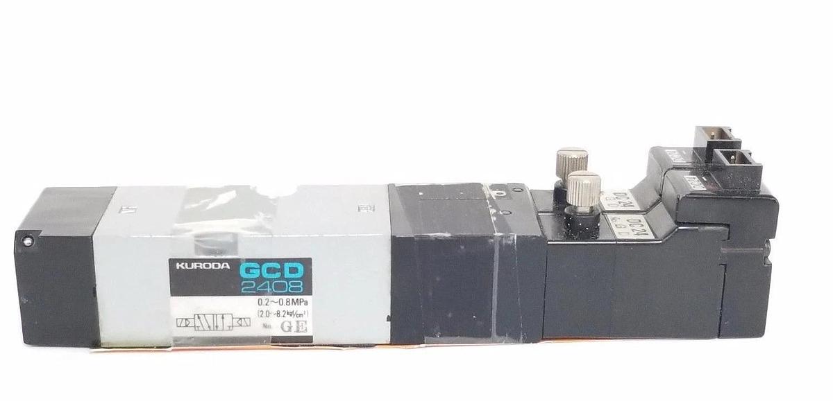 Used KURODA GCD-2408 AIR CONTROL VALVE DC24, 0.2-0.8MPA, GCD2408 , NO: GE