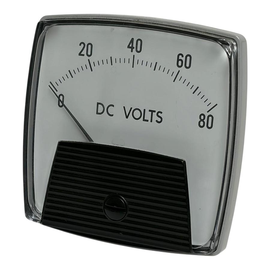 Used Yokogawa 250320PD-PD8/UL 3.5" Analog Panel Meter 0-80 VDC