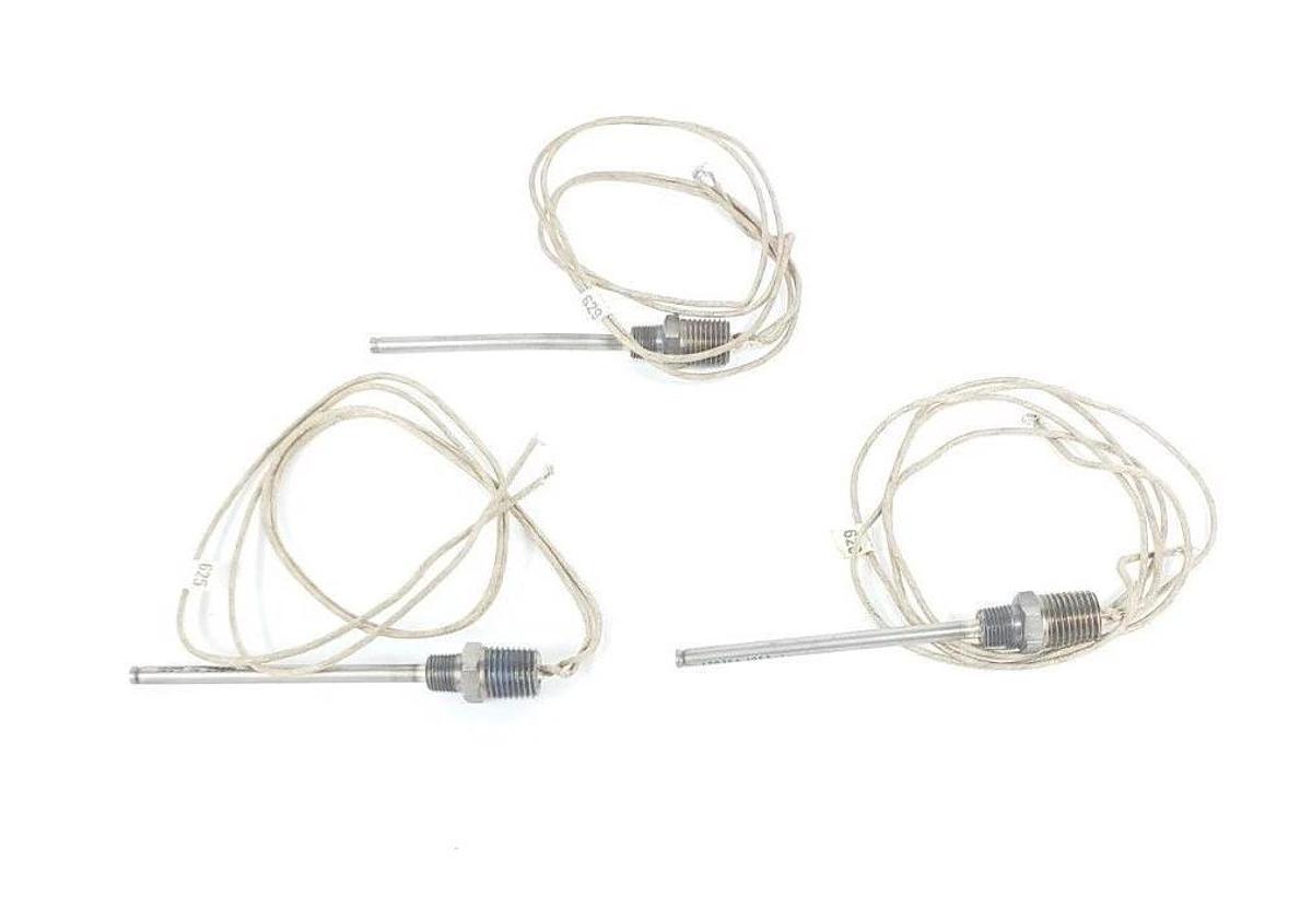 Used LOT OF 3 HONEYWELL L7038A 1053 1 THERMISTOR SENSORS 100-250 DEG F, L7038A1053