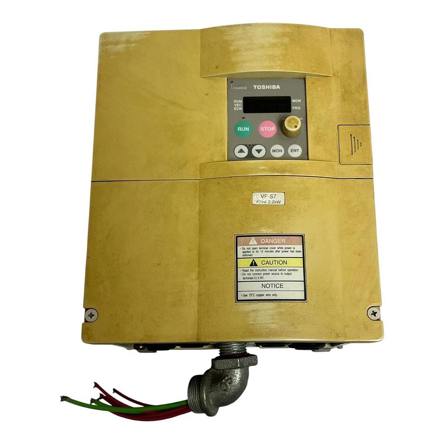 Used Toshiba VFS7-4022UPL Transistor Inverter 3HP 2.2kW 400V Class