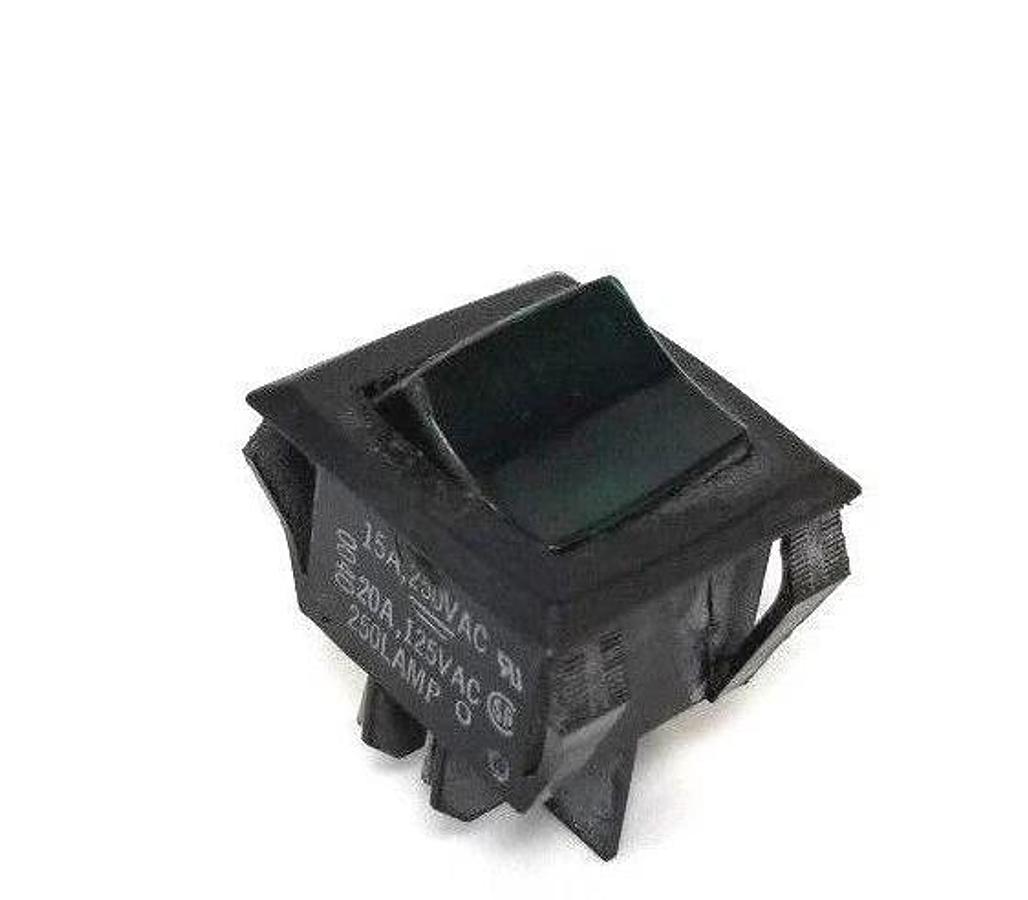 Used CARLINGSWITCH GREEN TOGGLE SWITCH 15/20A, 250/125VAC, 250LAMP, 0040