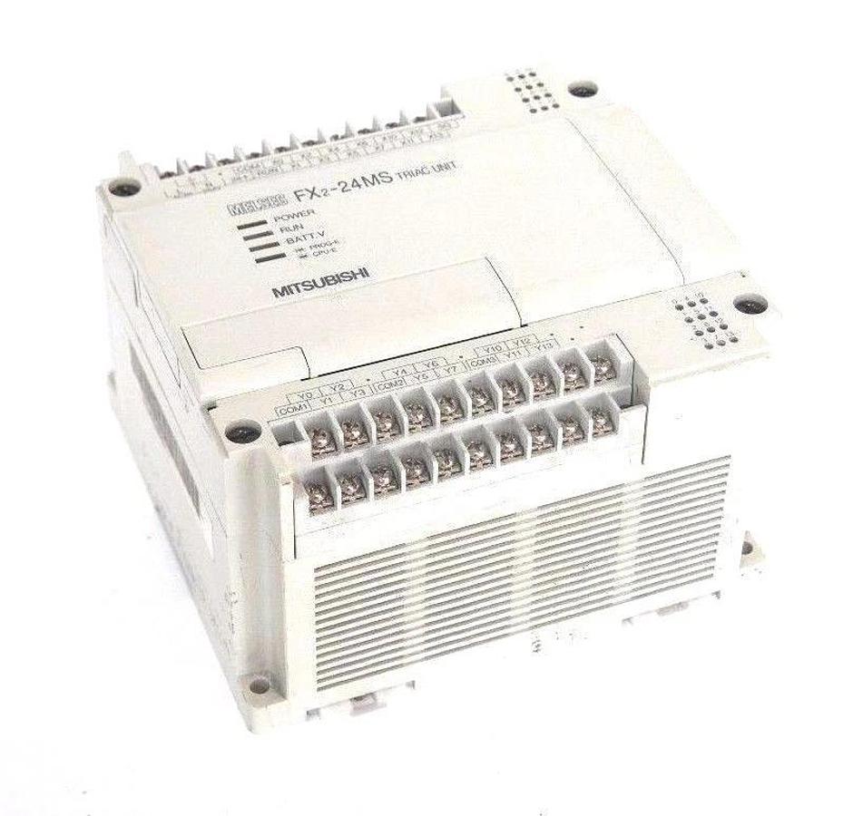 Used MITSUBISHI MELSEC FX2-24MS TRIAC UNIT PROGRAMMABLE CONTROLLER FX2-24MS