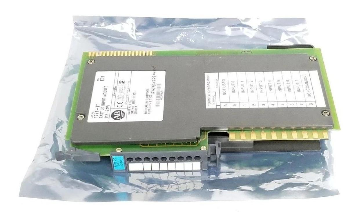 Used ALLEN BRADLEY 1771-IT FAST DC INPUT MODULE SER. A REV. E01 96537102 B01 1771IT