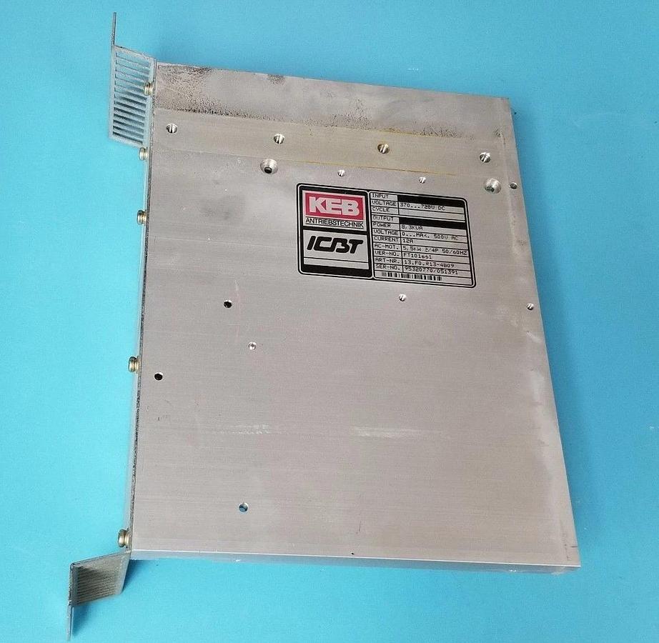 Used KEB SIDE PANEL / HEAT SINK FOR 13.F0.R13-4B09 FREQUENCY CONVERTER DRIVE