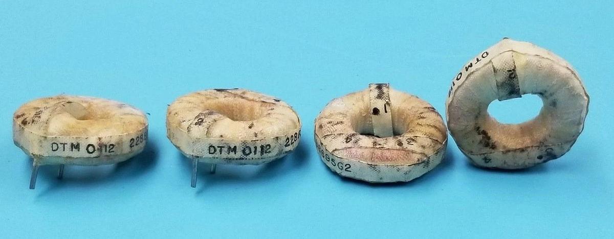 Used LOT OF 4 GENERIC DTM 0112 228B6695G2 COILS