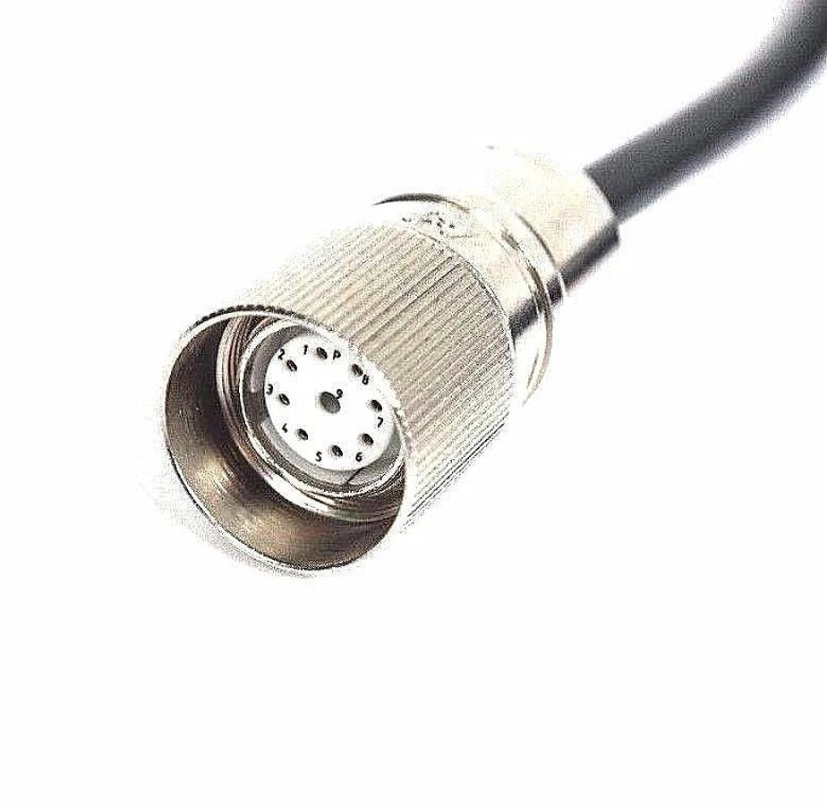 Used NEW SCHMERSAL 1209959 CONNECTOR CABLE A-K8+1P-M23-S-G-5M-BK-1-X-X-4 (8X0.75MM^2)