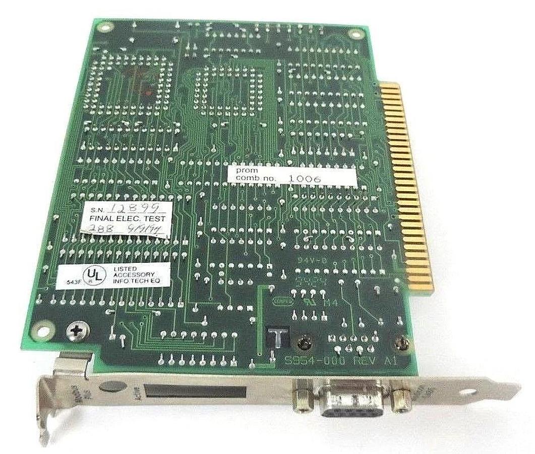 Used MODICON AM-SA85-000 NETWORK ADAPTER CARD SA85, ASSY: S954-000 REV. A