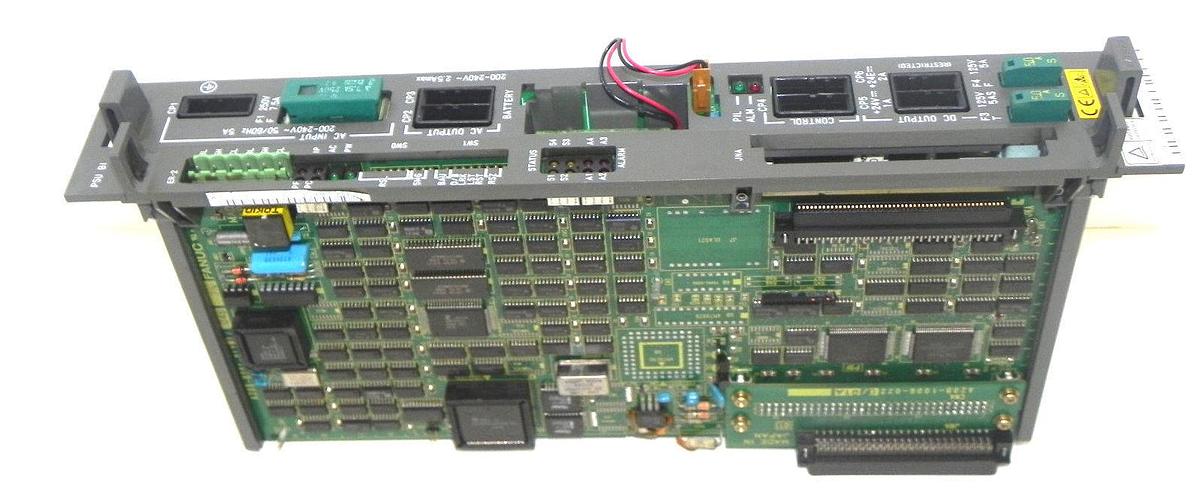 Used FANUC A20B-8001-0121/04B PC BOARD PROCESSOR W/ A16B-1212-0871/17C BOARD
