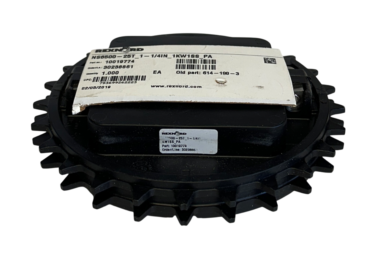Used REXNORD NS8500-25T_1-1/4IN_1KW1SS_PA / 10019774 NYLON SPROCKET 1-1/4'' BORE NSNP