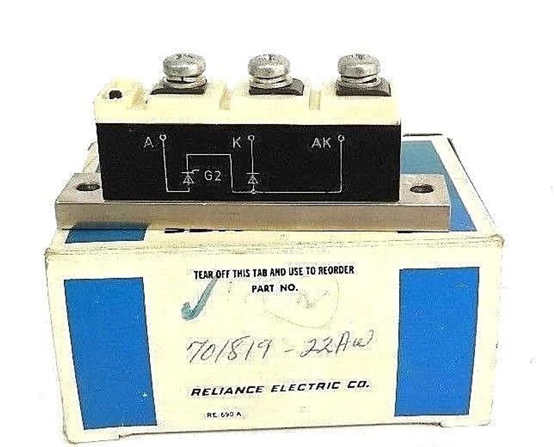 Used NIB RELIANCE ELECTRIC 701819-22AW RECTIFIER VVI INVERTER 3PHASE