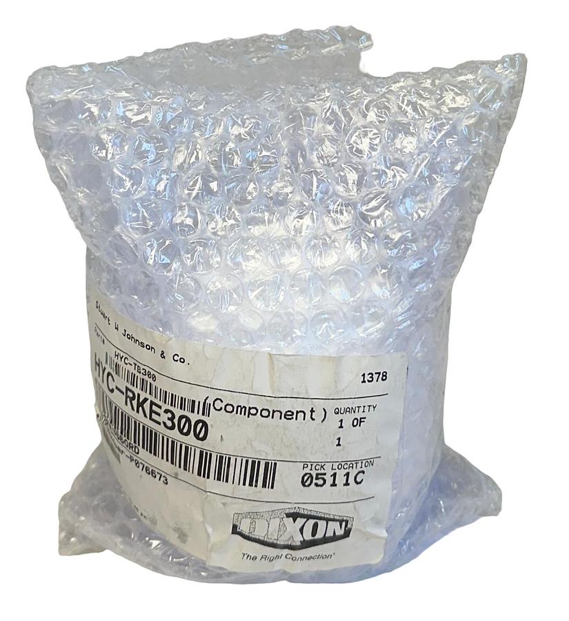 Used DIXON HYC-RKE300 / HYCRKE300 HYC SERIES Y-BALL CHECK VALVE REPAIR/SEAL KIT NSMP