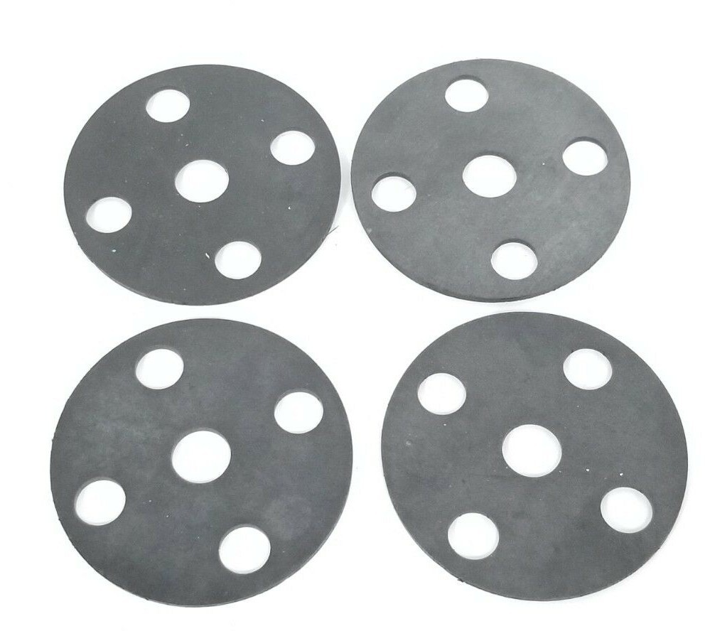 LOT OF 4 NEW GENERIC 714437 VITON GASKETS, 3/4 INCH