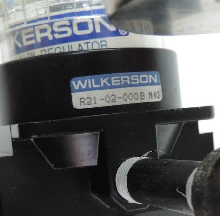 Used NORGREN F73C-2AN-AD0 PNEUMATIC FILTER ASSY. W/ WILKERSON R21-02-000B REGULATOR