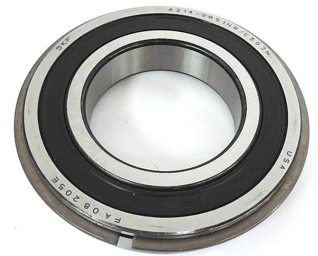 Used NIB SKF 62142RSNRJEM BALL BEARING SINGLE ROW W/SNAP RING 6214-2RSNRJEM