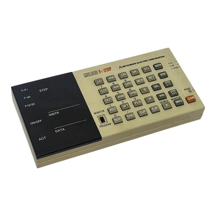 Used Mitsubishi F1-20P-E Programming Panel MELSEC F1/F2 Series Handheld