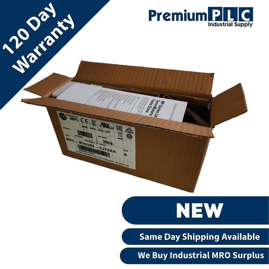 ALLEN BRADLEY MPL-B1510V-EJ72AA /A MPL Kinetix Servo Motor 460V 3P 0.16kW NSMP