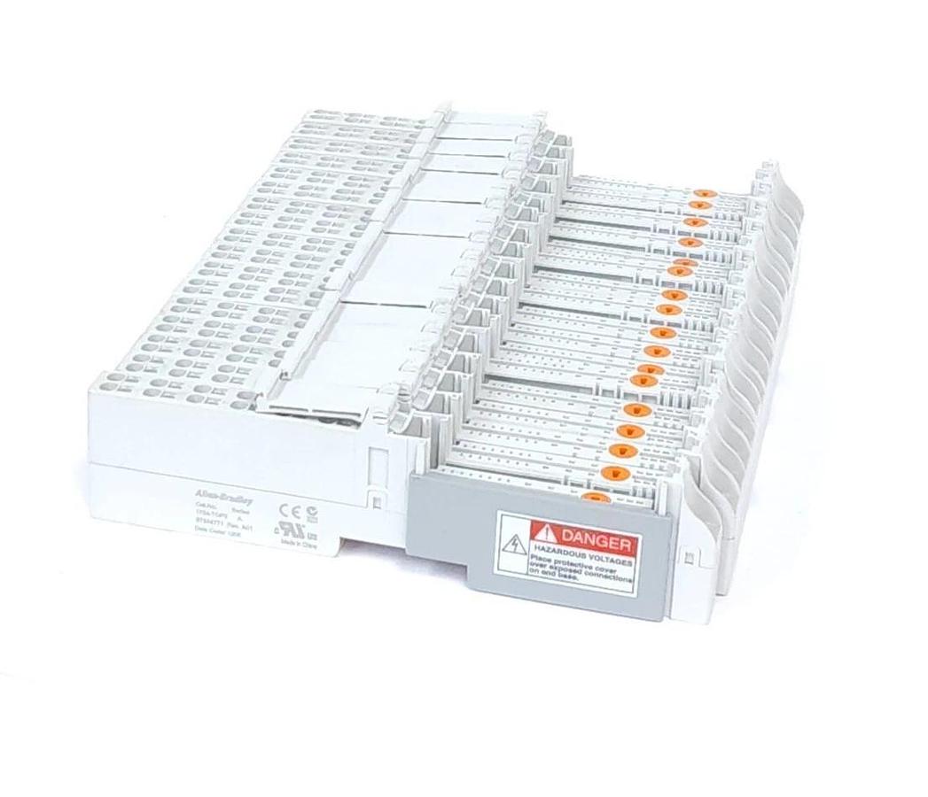 Used LOT OF 17 ALLEN BRADLEY 1734-TOP3 SER. A REV. A01 TERMINAL BASES 1734TOP3