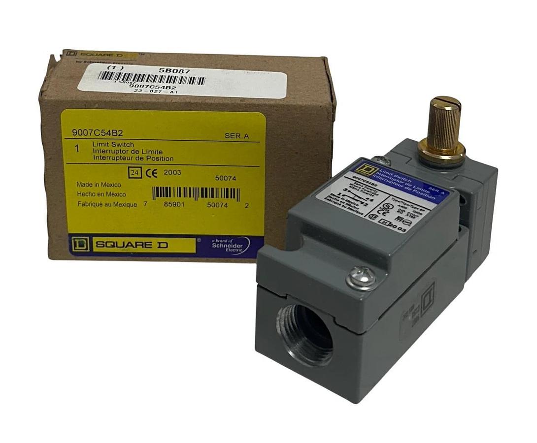 SQUARE D 9007C54B2 /A PLUG-IN LIMIT SWITCH ROTARY ACTUATOR 10A 600V NSMP