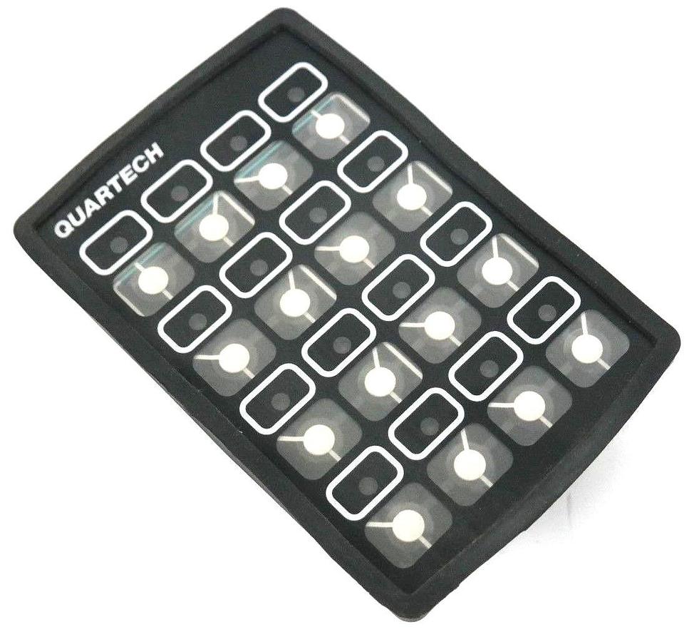 Used NIB QUARTECH 8653 PLC PROGRAMMING INTERFACE 16-KEY 5VDC