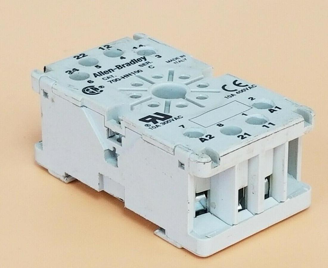 Used ALLEN BRADLEY 700-HN100 RELAY SOCKET 700HN100