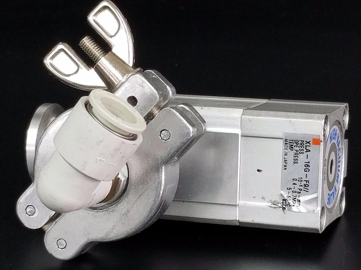 Used SMC XLA-16G-F9 HIGH VACUUM VALVE XLA16GF9, 0.4-0.7MPa
