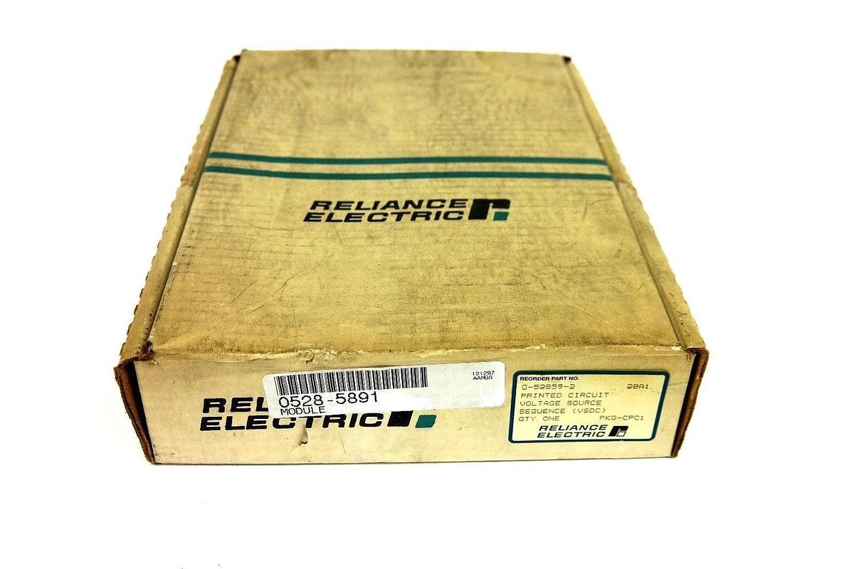 Used RELIANCE ELECTRIC 0-52859-2 PC BOARD VOLTAGE SOURCE SEQUENCE VSDC 0528592 NIB
