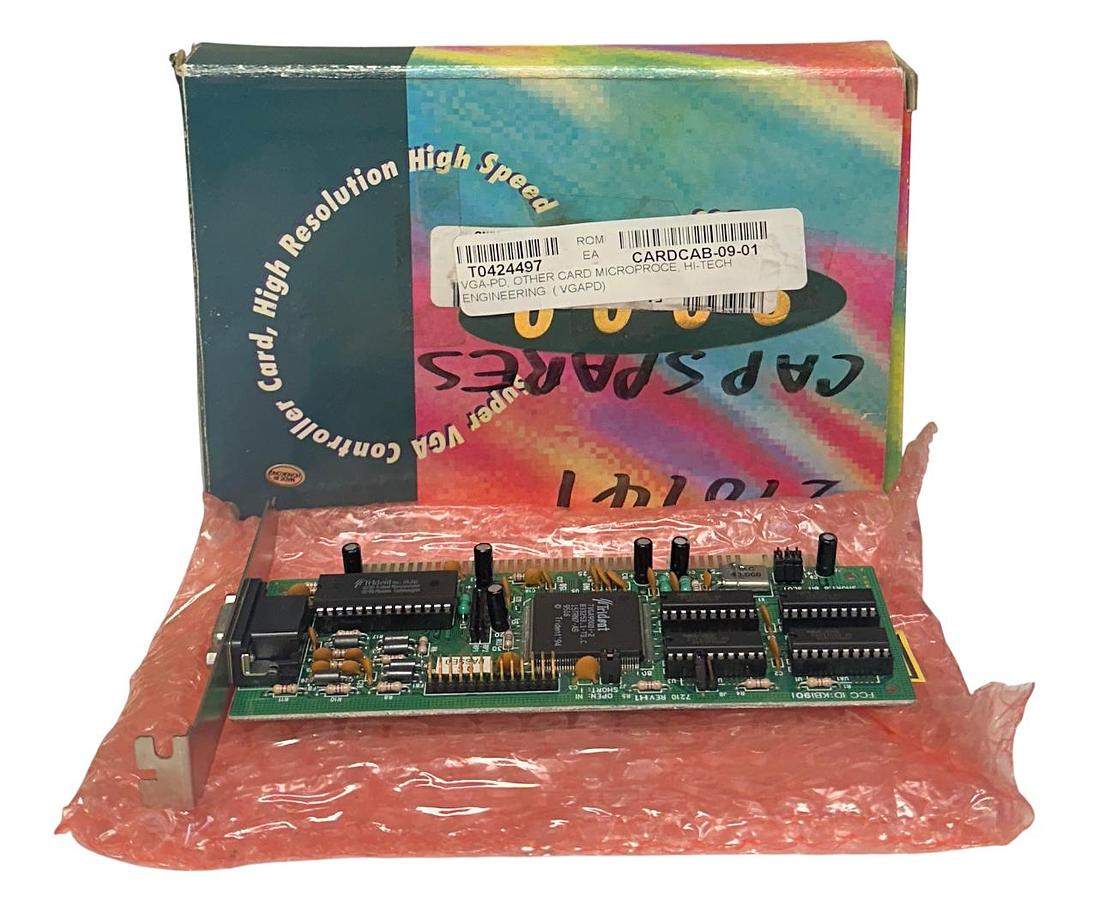 Used TRIDENT TVGA9000i-2 / TVGA9000i SUPER VGA CONTROLLER CARD 512KB KBI90I NSMP