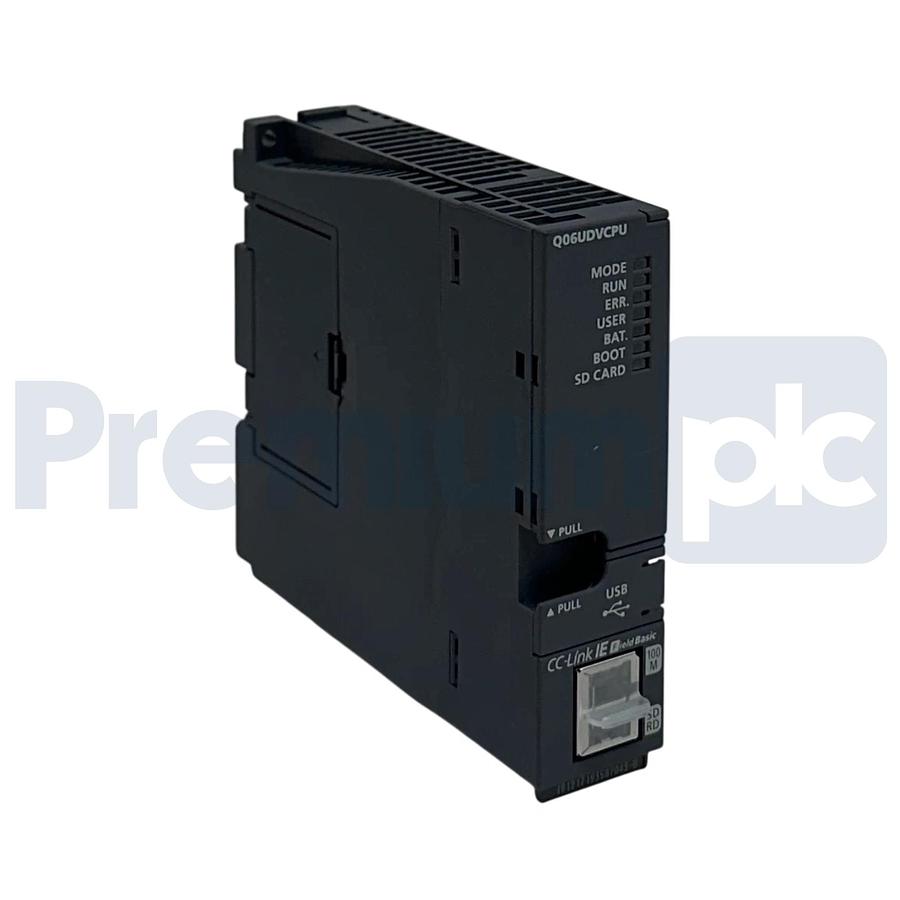 Used MITSUBISHI ELECTRIC Q06UDVCPU MELSEC-Q CPU MODULE CC-Link IE FieldBasic USB NSNP