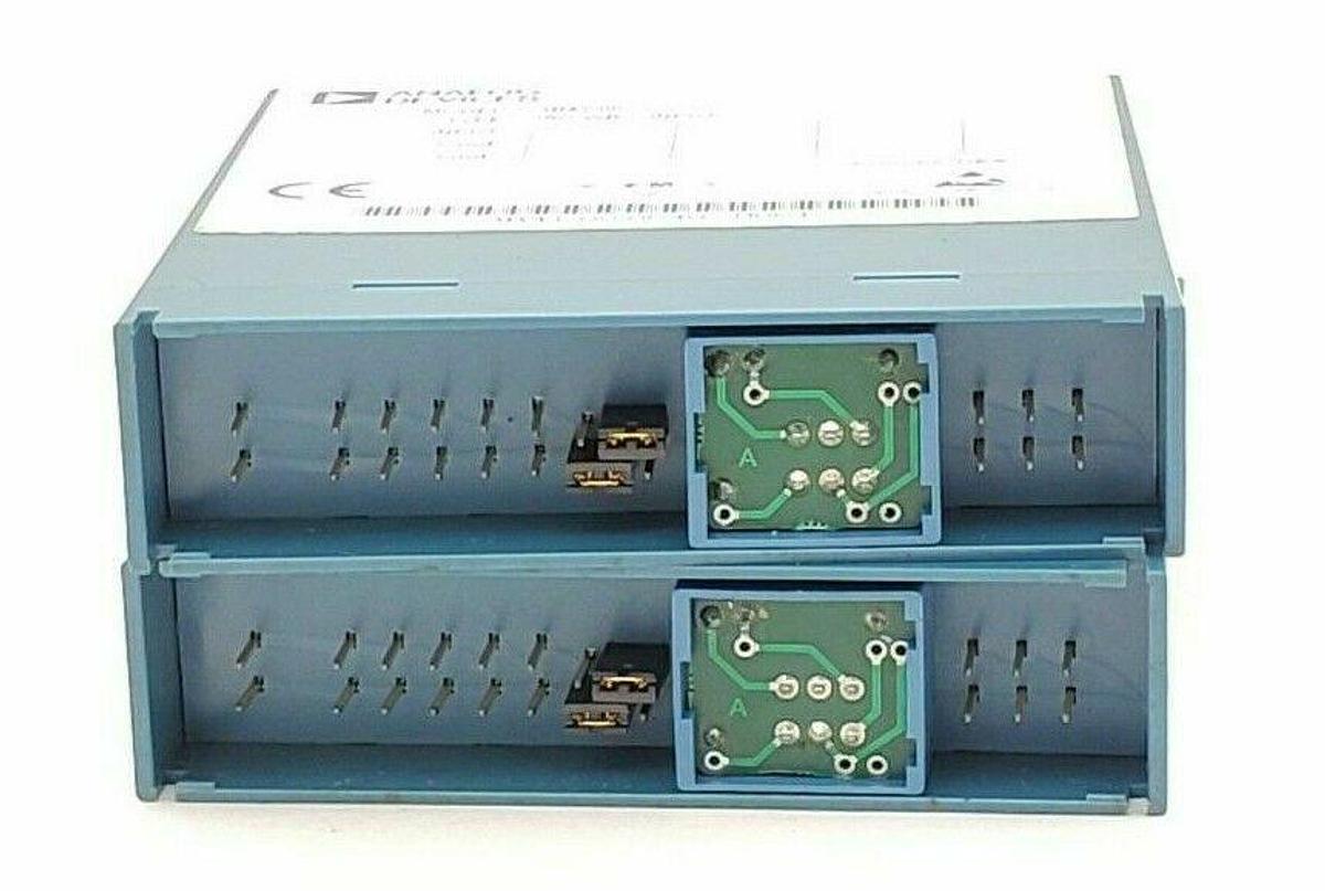 Used LOT OF 2 ANALOG DEVICES 3B41-00 ISOLATED WIDEBAND V INPUT MODULES 3B4100