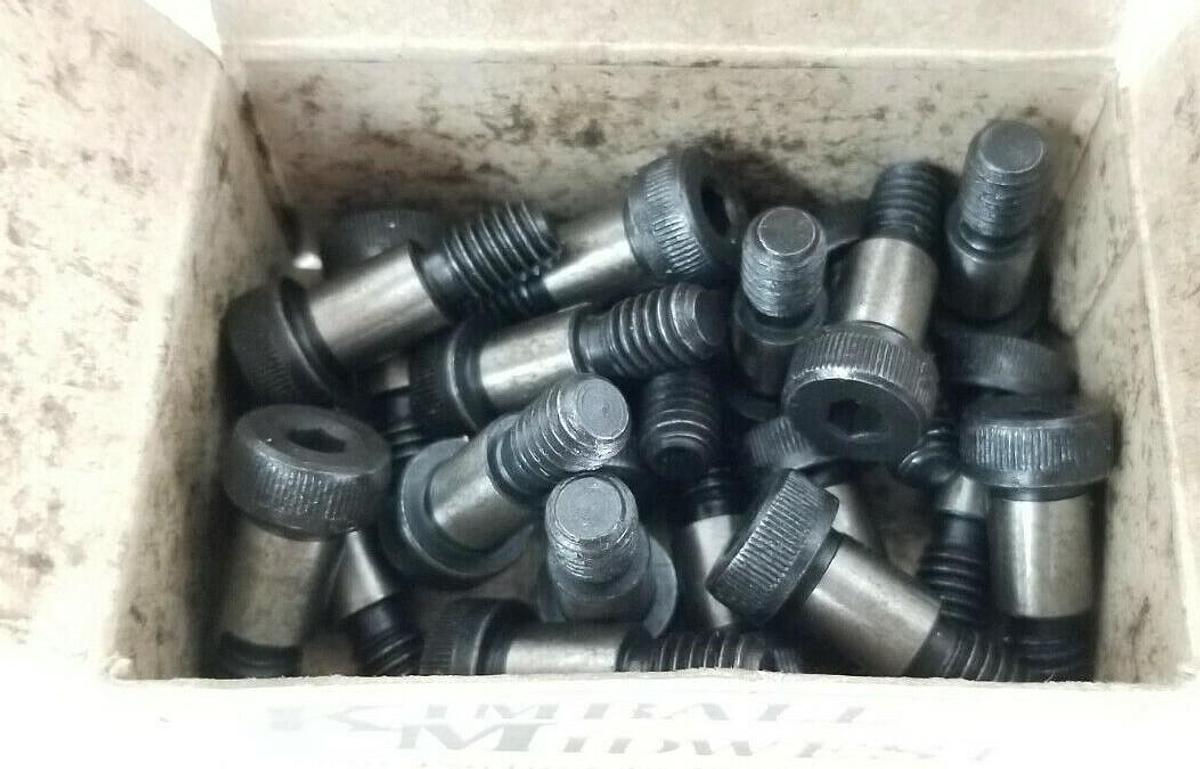 Used BOX OF 20 NEW KIMBALL MIDWEST 30-5604 SOCKET SHOULDER SCREWS 3/8 X 1/2