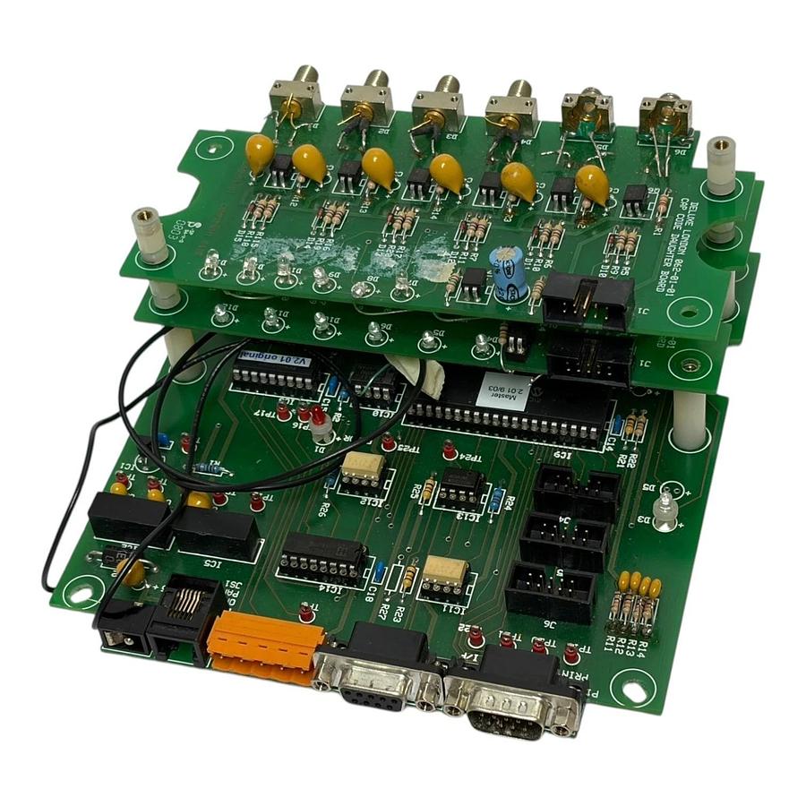 Used Deluxe London Cap Code Master Controller with Two 062-01-01 Daughter Boards
