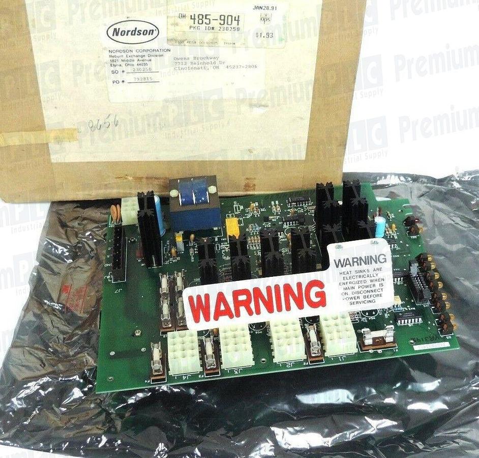 Used NEW NORDSON 2304 GLUE DISPENSER 9 CHANNEL CONTROL PANEL 276884D, 276884