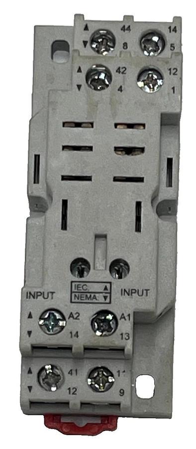 Automation Direct 782-2C-SKT Relay Socket 8-Pin 300V 16A DIN Rail Mount, NSNP
