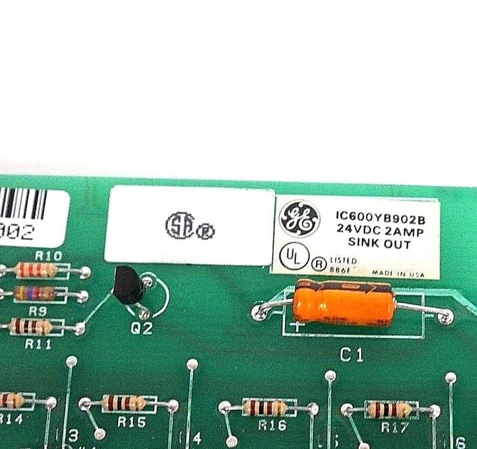 Used GE FANUC IC600YB902B OUTPUT MODULE 24VDC, 2AMP, 44A717528-G02