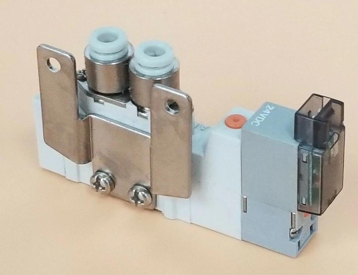 Used SMC SY3120-SMOZ-C4-F2 SOLENOID VALVE SY3120SMOZC4F2, 0.15-0.7MPa