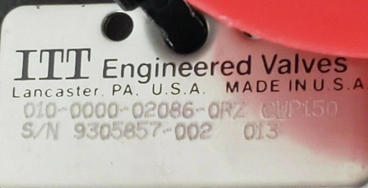 NEW ITT ADVANTAGE 010-0000-02086-0RZ CWP150 ACTUATOR VALVE 90PSI