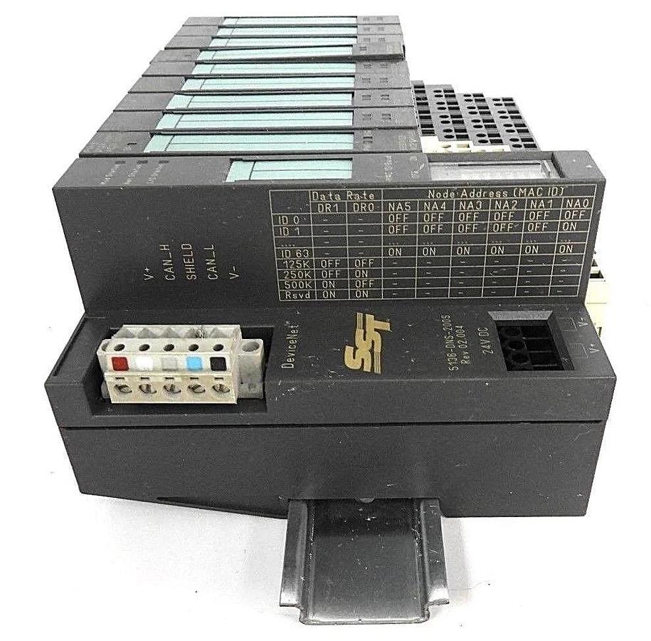 Used SIEMENS 5136-DNS-200S REV. 02.004, 6ES7 138-4CB10-0AB0, 6ES7 131-4BD01-0AA0